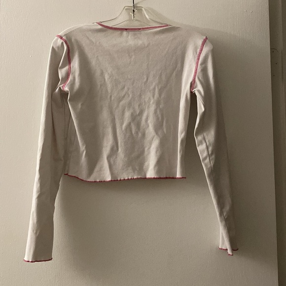 Dollskill Delia’s Toucan Embroidered Long-sleeved Crop Top - Picture 3 of 5